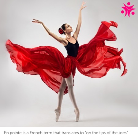 Ballerinas sales en pointe